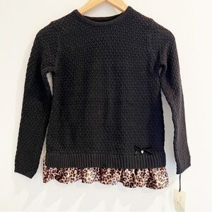 NWT Max Studio Girl Knit Sweater Shirt Tunic